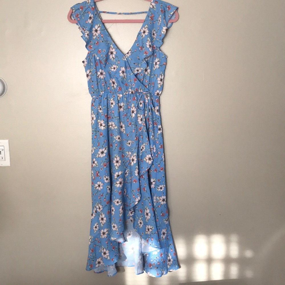 🆕 Socialite faux wrap dress